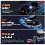 4K Dash Cam with WiFi and 32GB Card