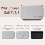 Sanfur Stone Car Air Freshener Clips - 4 Pack