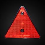 Enjoyist 4-Pack Safety Reflector Warning Sign, Slow Moving Vehicle Triangle Safety Sign, Engineering Grade Reflective for Outdoor Truck, Car, Golf Cart