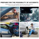 MTRPS Reflective Warning Triangle, Foldable Emergency Warning Frame Triangle with Storage Case, Roadside Hazard Sign Safety Reflector for Auto Breakdown, Car Accessories