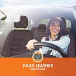 Universal Fit Premier Leatherette Seat Covers - Full Set - Purple