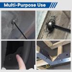 100Pcs Automotive Nylon Cable Tie Fastener Kit – Universal Car Zip Tie Buckle Clips for Bumper, Fender, Door Panel, Trim & Engine Splash Shield Retainer, Heavy-Duty Snap Fit Design