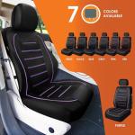 Universal Fit Premier Leatherette Seat Covers - Full Set - Purple