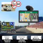 GPS Navigator for Car with 2026 Maps Lifetime Free Update, 7" Car GPS Navigation System for Vehicles Truck Commercial Drivers with POI/ZIP Search, Support FM, Voice Guidance, Speedcam/Red Light Alerts