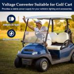 DC 12v to 24v Converter 15A 360W, Heavy Duty Step Up Waterproof Transformer DC Power Adapter Converter for Car Truck Vehicle Boat Motor Solar System