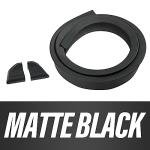 ESEWALAS Universal Car Rear Spoiler Exterior,Car Trunk Spoiler Roof Lip Kit,Spoiler for Cars,3D PU Rear Trunk Lip or Roof Spoiler Sticker Bar,Fits for Most Cars, Punch-Free Installation (Matte Black)