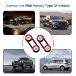 Mejiao Bumper Quick Release Kit Red 12pc Bumper Holder Quick Release Bumper it Can be Applied to Front and Rear Bumpers,Trunks,Fenders,Hatches,Hoods,Etc.