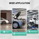 Fufiea 9 Piece Auto Body Repair Tool Carbon Steel Body Fender Tool Body Hammer Dent Body Car Body Repair Tool Kit Roller Fixer Dent Remover Tool for Home Use and Auto Repair Shops