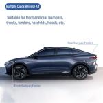 Mejiao Bumper Quick Release Kit Red 12pc Bumper Holder Quick Release Bumper it Can be Applied to Front and Rear Bumpers,Trunks,Fenders,Hatches,Hoods,Etc.