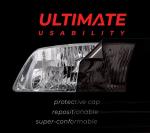 VViViD+ Ultimate Headlight Taillight Tint Vinyl Wrap (16" x 10ft, Dark Smoke)