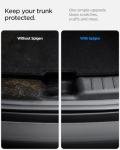 Spigen Rear Bumper Trunk Sill Guard Bumper Protection with Easy Glide Sliding Grooves for 2025/2026 Tesla Model Y Juniper Accessories (Premium & Performance 2025/2026) - Black