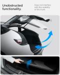 Spigen Rear Bumper Trunk Sill Guard Bumper Protection with Easy Glide Sliding Grooves for 2025/2026 Tesla Model Y Juniper Accessories (Premium & Performance 2025/2026) - Black