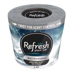 Refresh Your Car Gel Can Air Freshener, (Lightning Bolt/Ice Storm Scent, 5 oz)