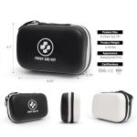 315 Piece Emergency Kit – Waterproof Hard Shell EVA First Aid Kit for Home, Car, Camping, Hiking, Travel, Office & Outdoor Emergencies(Black/White)