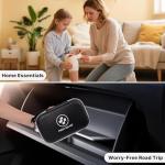 315 Piece Emergency Kit – Waterproof Hard Shell EVA First Aid Kit for Home, Car, Camping, Hiking, Travel, Office & Outdoor Emergencies(Black/White)