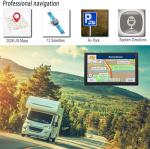 LOVPOI Truck GPS Commercial Drivers 2026, Trucker Car GPS Navigator, 9 inch Navigation System with Lifetime Map Updates, Voice Assistant, Speed Limit Warnings