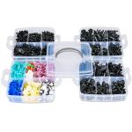 GOOACC 935Pcs Car Push Retainer Clips & Auto Fasteners Assortment -26 Most Popular Sizes Nylon Bumper Fender Rivets with 10 Cable Ties and Fasteners Remover for GM Ford Toyota Honda Chrysler