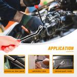 GOOACC 935Pcs Car Push Retainer Clips & Auto Fasteners Assortment -26 Most Popular Sizes Nylon Bumper Fender Rivets with 10 Cable Ties and Fasteners Remover for GM Ford Toyota Honda Chrysler