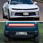 2Pcs Printed Aluminum Alloy License Plate Frames and 1 Set of Printed Valve Caps,Sturdy and Rust-Proof Aluminum Brackets,Unisex Car License Plate Frames,Screws Included. (Black Leopard Print)