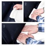 MAGIFUN Floral Car Seat Cover Retro Daisy Seat Cushion Auto Bucket Seat Cover Set 2 Pack Hippie Boho Flower Car Front Seat Cushion Elastic Seats Cushion Automotive Seats Covers Accessory, Brown