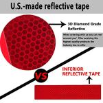 Orange Slow Moving Vehicle Sign,Triangle Sign,SMV sign 14"x16"Aluminum Diamond Grade Reflective,Up to 7 Years of Outdoor use for Golf Cart