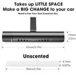 EORRZZY 2 Packs Custom Car Air Freshener Diffuser Vent Clips with 12 Refill Sticks for Cars, Office, Kitchen, Bathroom, Pet Basic Refillable Kit Essential Oil Diffusers Car Accessories for Women Men