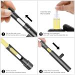 EORRZZY 2 Packs Custom Car Air Freshener Diffuser Vent Clips with 12 Refill Sticks for Cars, Office, Kitchen, Bathroom, Pet Basic Refillable Kit Essential Oil Diffusers Car Accessories for Women Men