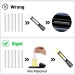 EORRZZY 2 Packs Custom Car Air Freshener Diffuser Vent Clips with 12 Refill Sticks for Cars, Office, Kitchen, Bathroom, Pet Basic Refillable Kit Essential Oil Diffusers Car Accessories for Women Men