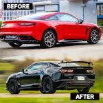 YHoptional Universal GT Wing Rear Spoiler Top High Wing Car Body Kit Exterior Accessories Compatible with Honda Chevy Camaro Corvette Ford Chrysler Toyota BMW Kia Mazda (55"-Carbon Fiber Style)