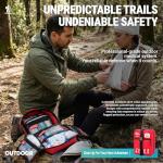 556 Piece Premium Large First Aid Kit, Survival Medical First Aid Bag – Labelled Compartments, Workplace Essential, Home & Sports, Molle Tactical Rip-Away Design, First Responders' Choice for Trauma