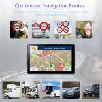 7'' GPS Navigator for Car Truck RV - 2026 North America Maps Free Lifetime Updates, Touchscreen Navigation System, Speed & Red Light Warning, Turn-by-Turn Voice Guidance, for All Cars (Blue)