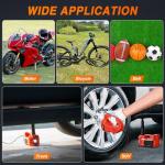 Nilight Electric Car Jack Kit 5 Ton 12V Hydraulic Car Jack with Impact Wrench, 3 in 1 Portable Electric Floor Jack with Tire Inflator Pump LED Light for Sedan SUV Truck Change Tire Garage Repair