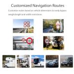 7'' GPS Navigator for Car Truck RV - 2026 North America Maps Free Lifetime Updates, Touchscreen Navigation System, Speed & Red Light Warning, Turn-by-Turn Voice Guidance, for All Cars (Blue)