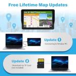 GPS Navigator for Car Truck RV, 9-Inch HD Touchscreen GPS for Car with 2026 Maps Free Lifetime Updates, Voice Turn-by-Turn Guidance, Speed & Red Light Camera Alerts, Custom Truck Routing