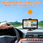 GPS Navigator for Car 2026 Latest 7-Inch Lifetime Free North America Map Updates, Speed Limit Alerts, and Red Light Camera Warnings. Universal GPS Navigation System for Most Vehicles.
