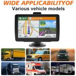 GPS Navigator for Car 2026 Latest 7-Inch Lifetime Free North America Map Updates, Speed Limit Alerts, and Red Light Camera Warnings. Universal GPS Navigation System for Most Vehicles.