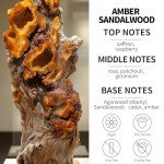 Unisex Amber Sandalwood Car Air Freshener Hanging