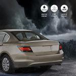 VLAND LED Smoked Tail Lights Compatible For Honda Accord 8th Gen Sedan 2008 2009 2010 2011 2012, 2 PCS, NOT for 2-Dr Coupe