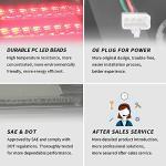 VLAND LED Smoked Tail Lights Compatible For Honda Accord 8th Gen Sedan 2008 2009 2010 2011 2012, 2 PCS, NOT for 2-Dr Coupe