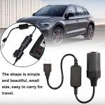 CERRXIAN 1ft USB A Male to 12V 8W Cigarette Lighter Socket Adapter Power Cable for Dash Cam, GPS, Car Led Light Strips, and Other Automotive Electronics