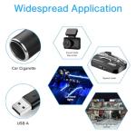 Herfair USB A Male to 12V Car Cigarette Lighter Socket Female Converter Cable Adapter for Radar Detector, Dash Cam, GPS Charger Need Support QC function,the charger power should higher than the device
