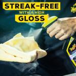 Meguiar's G220216 Ultimate Insane Shine Protectant, Car Cleaning Spray That Creates a Lasting and Glossy Shine, Auto Care Product Safe for Exterior and Interior Surfaces, 16 Oz