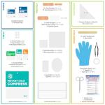 Be Smart Get Prepared First Aid Kit, Teal, 326 Piece, Exceeds OSHA and ANSI Guidelines 100 People - Office, Home, Car, School, Emergency, Survival, Camping, Hunting and Sports