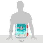 Be Smart Get Prepared First Aid Kit, Teal, 326 Piece, Exceeds OSHA and ANSI Guidelines 100 People - Office, Home, Car, School, Emergency, Survival, Camping, Hunting and Sports