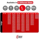 DRIVE VAULT Snow Socks for Tires | Alternative for Tire Snow Chains | Ultra Grip Series | Reusable Snow Traction Device for Passenger Cars SUVs Trucks Winter Emergency Accessory | Safe Winter Driving