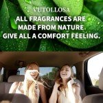 Unisex Amber Sandalwood Car Air Freshener Hanging