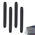 MOXRUQ 4 PCS Car Bumper Guard Strips, Anti-Collision Anti-Scratch Bumper Protector Trim, Universal for Bumper and Door Edge Guard (Carbon Fiber)