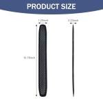 MOXRUQ 4 PCS Car Bumper Guard Strips, Anti-Collision Anti-Scratch Bumper Protector Trim, Universal for Bumper and Door Edge Guard (Carbon Fiber)