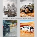 10pack Snow Tire Chains Reusable Anti-Skid Car Winter Wheels Chain Universal Cable Tire Belts, Black Non-Slip Zip Tie Tires Chain Emergency for Auto Pickup Trucks Suv