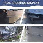 MOXRUQ 4 PCS Car Bumper Guard Strips, Anti-Collision Anti-Scratch Bumper Protector Trim, Universal for Bumper and Door Edge Guard (Carbon Fiber)